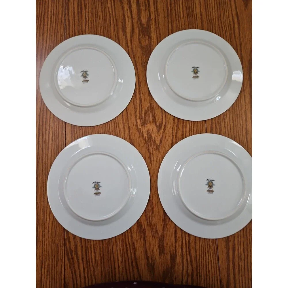 Noritake BUCKINGHAM Set of 4~ 8 In. Salad Plates #6438 Japan